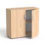 Cabinet, with two doors, one shelf, MAYAH "Freedom  SV-10", oak
