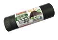 Refuse bag, pull-string, 130 l, 10 pcs, 75x100 cm, 32 µ, MAZZINI, black