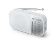 Radio, portable, MUSE, "M-025RW", white