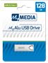 Pendrive, 128GB, USB 3.2 Gen1, aluminium, MYMEDIA "Alu" (by VERBATIM)