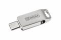 Pendrive, 128GB, USB 3.2 Gen1 + USB-C, aluminium, MYMEDIA 
