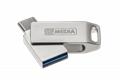 Pendrive, 128GB, USB 3.2 Gen1 + USB-C, aluminium, MYMEDIA 