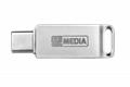 Pendrive, 64GB, USB 3.2 Gen1 + USB-C, aluminium, MYMEDIA 