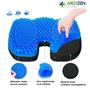 Honeycomb patterned seat cushion