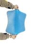 Honeycomb patterned seat cushion
