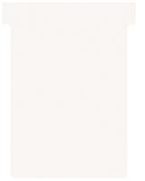 T-Cards, size 3, NOBO, white