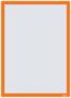Poster board, wall, A3, plastic frame, 2 pcs, NOBO, orange