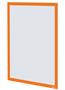 Poster board, wall, A3, plastic frame, 2 pcs, NOBO, orange