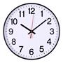 Wall clock, 30 cm, OFFICE PRODUCTS, black frame