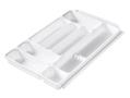 Cutlery tray, 8 compartments, GASTROMAX, white