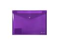 Document holder bag, A4, PP, snap, PANTA PLAST, neon purple