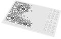 Desk mat, A3, 410x275 mm, with coloring page, PANTA PLAST, "flowers"