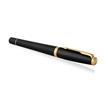 Fountain pen, gold colour clip, matte black barrel, PARKER 