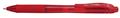 Gel pen, 0,35 mm, cap, PENTEL "EnerGelX BL107", red