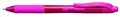 Gel pen, 0,35 mm, cap, PENTEL "EnerGelX BL107", rose