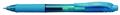 Gel pen, 0,35 mm, cap, PENTEL "EnerGelX BL107", light blue