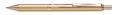 Gel pen, 0,35 mm, retractable, gold barrel, PENTEL "EnerGel BL-207" blue