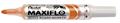 Whiteboard marker, 2,5 mm, bullet tip, PENTEL "Maxiflo MWL5M", orange
