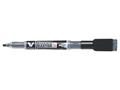 Whiteboard marker, with eraser cap, 1.3 mm, EF, conical, PILOT "V-Board Master S", black