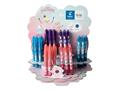 Roller pen, 0,35 mm, erasable, PILOT "Frixion Ball Fancy", "Frixion Clicker Fancy", mixed
