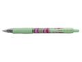 Gel pen, 0,32 mm, retractable, green barrel, PILOT "G-2 Flow", blue