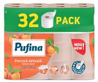 Toilet paper, 3 plies, kisrolls, 32 roll, PUFINA 