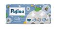 Toilet paper, 2 plies, small roll, 10 roll, PUFINA "Soft White", fragrance free