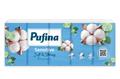 Tissues, 3 plies, 10x10 pcs, PUFINA "Sensitive"