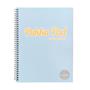 Wirebound notebook, A4, lined, 100 sheets, PUKKA PAD "Pastel Jotta Pad", assorted colors