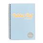 Wirebound notebook, A5, lined, 100 sheets, PUKKA PAD "Pastel Jotta Pad", assorted colors