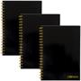 Spiral notebook, B5, lined, 80 pages, FSC, PUKKA PAD "Carpe Diem", black