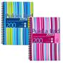 Wirebound notebook, A5, lined, 100 sheets, PUKKA PAD "Stripes Jotta"