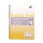 Wirebound notebook, A4, lined, 100 sheets, PUKKA PAD "Irlen Jotta Gold"