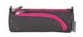 Pencil case rolled, 2 flaps, PULSE "Teens", pink-black