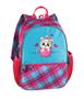 Backpack, PULSE "Junior Kitty Love", green-pink