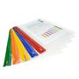 Document holder bag, A4+, zipp, RAPESCO, "Zippi", assorted colours