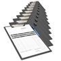 Clipboard, PVC, A4+, RAPESCO, 10 pcs black