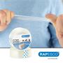 Adhesive tape, 19 mm x 33 m, RAPESCO, 10 pcs, transparent