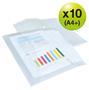 Documents holder bag, A4+, PP, snap, RAPESCO 