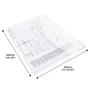 Document holder bag, A3, PP, snap, RAPESCO 