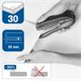 Stapler, 24/6, 26/6, 30 sheets, flat clinch, RAPID 