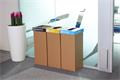 Waste separation bin, recycled, 50 l, Slovak, RECOBIN 