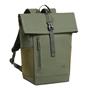 Notebook bacpack, 14", 17L, rolltop, RIVACASE "Eden ECO 7826", olive green