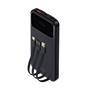 Power bank, built-in cables, 10.000mAh, RIVACASE 