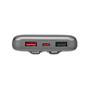 Power bank, built-in cables, 10.000mAh, RIVACASE 