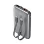 Power bank, built-in cables, 10.000mAh, RIVACASE 