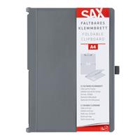 Clipboard, foldable, A4/A5, SAX, gray