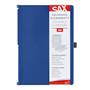 Clipboard, foldable, A4/A5, SAX, blue