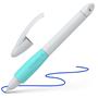 Cartridge rollerpen, M, SCHNEIDER "Base Ball", grey-turquoise
