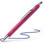 Ballpoint pen, 0.7 mm, retracable, for touch screen, blackberry-coloured barrel SCHNEIDER "Epsilon XB", blue